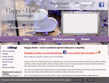 Tablet Screenshot of happy-home.cz